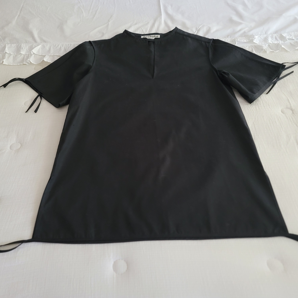 Acne Studios Tie Detail Top, Size 34 (XS)